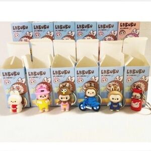 LABUBU The Monsters Sliced Sugar keychain blind boxes STOCKING STUFFERS